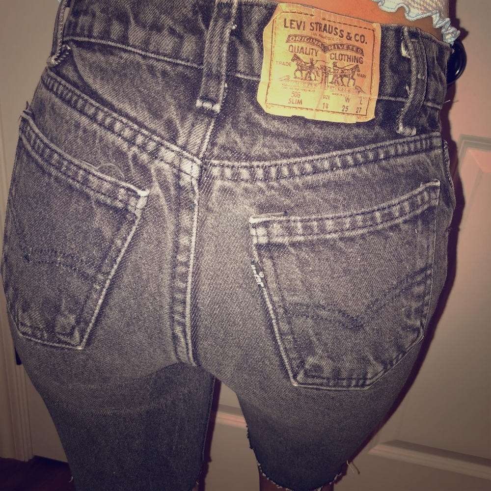 Black Youth Vintage 506 Levi’s Shorts SHIPS FREE!